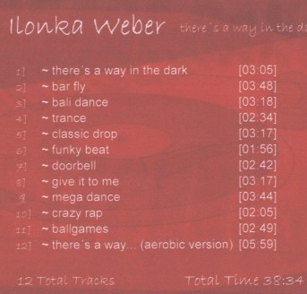 zweite seite cd-cover in rot. 12 musikxtcke total time: 38.34 min.
